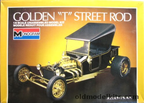 Monogram 1/8 Golden Ford Model 'T' Street Rod, 2609 plastic model kit